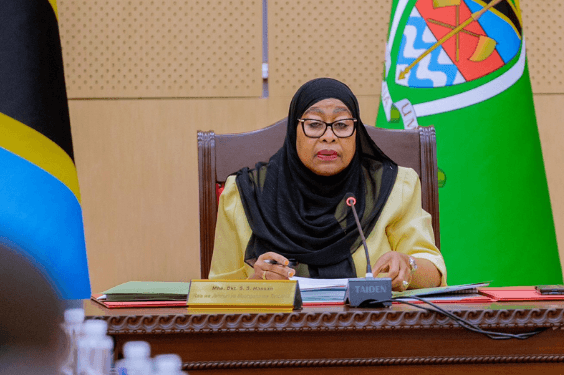Tanzania President Samia Suluhu Hassan chairing the Cabinet Meeting held at the State House in Dar es Salaam on June 22, 2025, PHOTO/Ikulu Tanzania