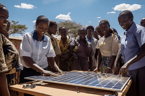 solar_panels_Africa_group_of_people